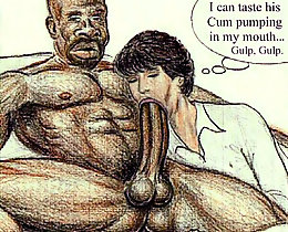 Interracial Sex Cartoons